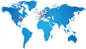 A map of all the companies in the Bianco Group including National Tube Stockholders and SICAM