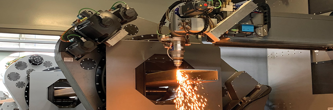 Laser processing cutting steel 2